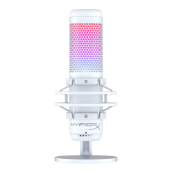 HyperX QuadCast S RGB USB Condenser Microphone with Shock Mount and Pop Filter for Gaming, Streaming, Podcasts